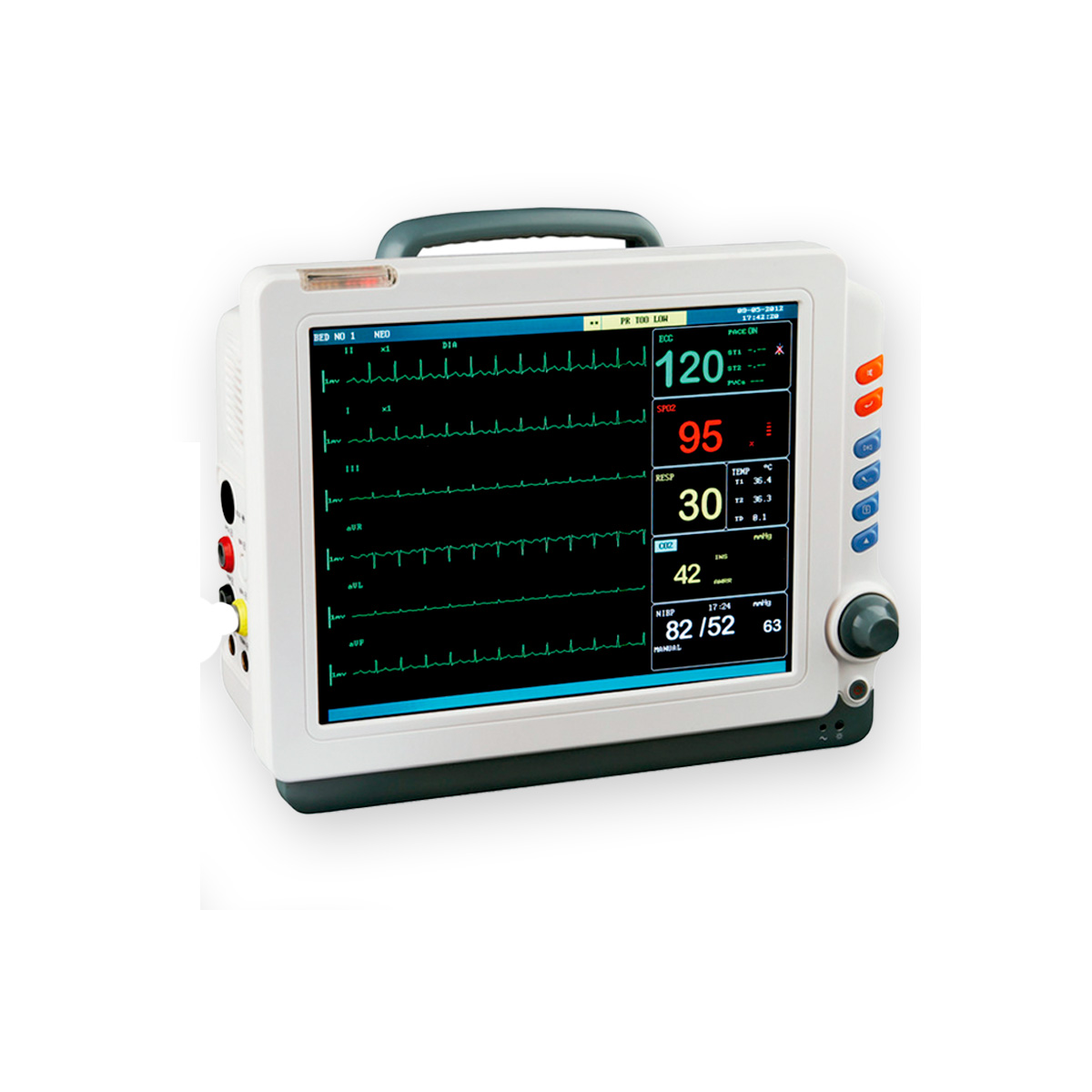 MONITOR DE SIGNOS VITALES 6 PARAMETROS BLANCO